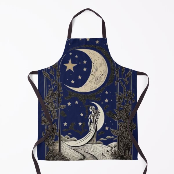 Item preview, Starlit Solitude: Moonlight Garden designed and sold by 63Hotpeppers.