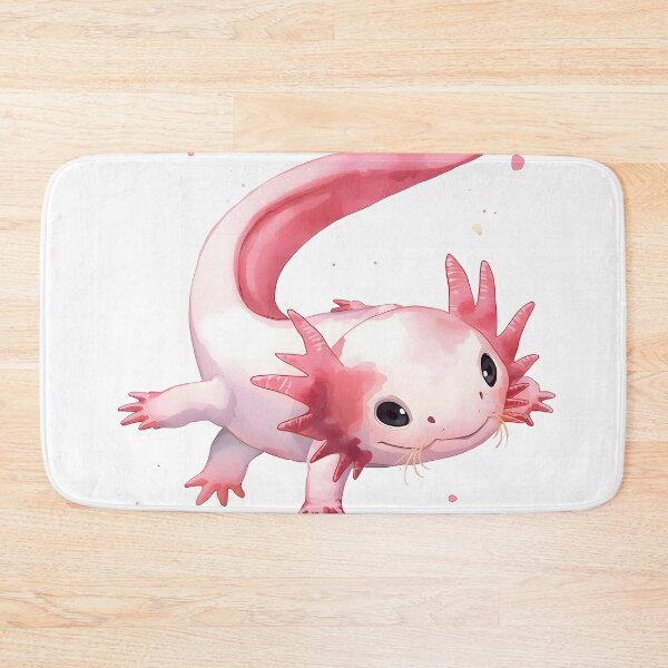 Item preview, Axolotl Watercolor Painting designed and sold by RawNaturePrints.