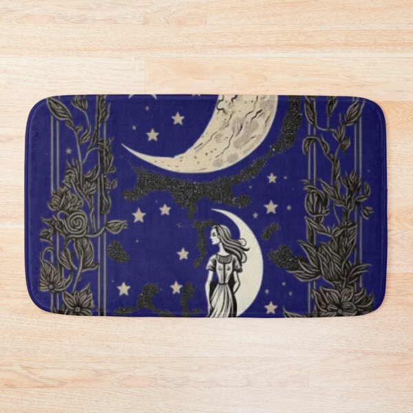 Item preview, Starlit Solitude: Moonlight Garden designed and sold by 63Hotpeppers.