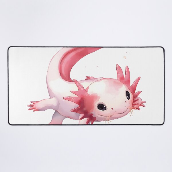 Item preview, Axolotl Watercolor Painting designed and sold by RawNaturePrints.