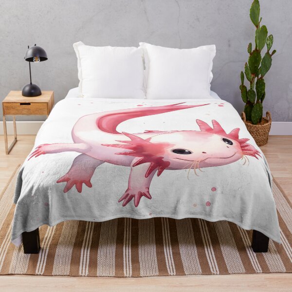Item preview, Axolotl Watercolor Painting designed and sold by RawNaturePrints.