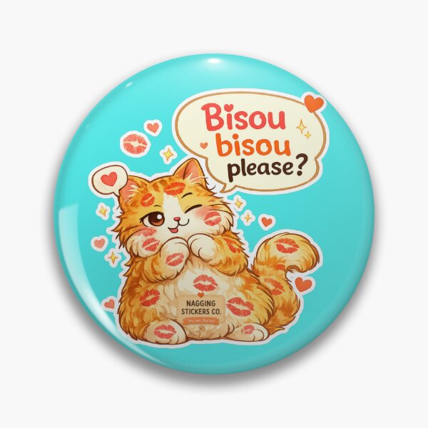 Item preview, BISOU KISS CAT LaMaisonOfMY BISOU BISOU PLEASE? COLLECTION | AQUA Edition | No.01 designed and sold by LaMaisonOfMY.