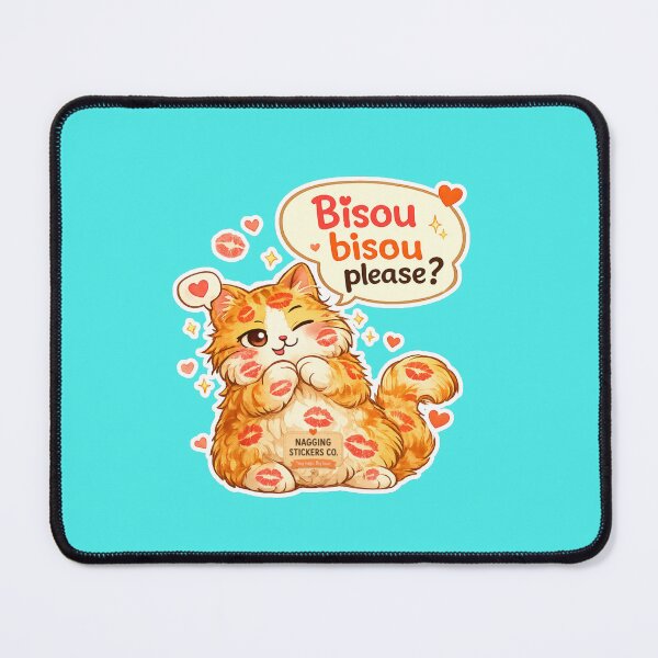 Item preview, BISOU KISS CAT LaMaisonOfMY BISOU BISOU PLEASE? COLLECTION | AQUA Edition | No.01 designed and sold by LaMaisonOfMY.