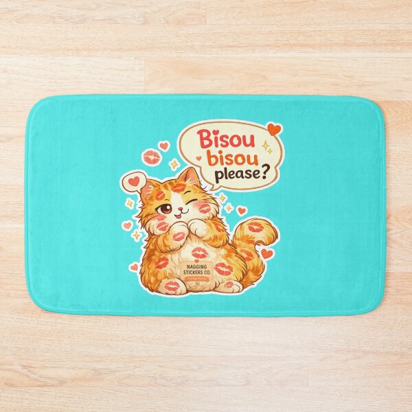 Item preview, BISOU KISS CAT LaMaisonOfMY BISOU BISOU PLEASE? COLLECTION | AQUA Edition | No.01 designed and sold by LaMaisonOfMY.
