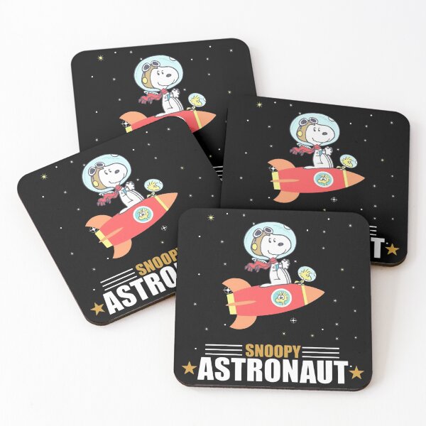 Item preview, Snoopy Astronaut Flying Rocket Space Adventure designed and sold by Cutecharactel.