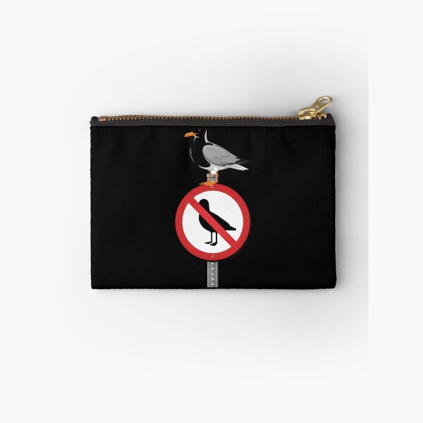 Item preview, Funny Seagull Ignoring No Seagulls Sign Rebellious Bird Humor For Beach Lovers designed and sold by yoddel.
