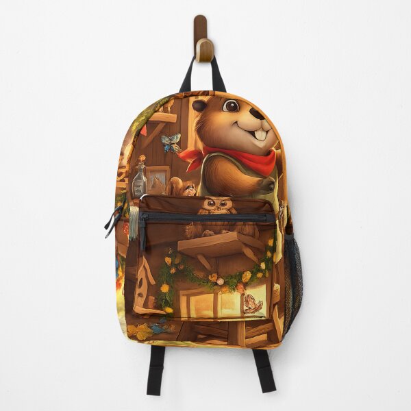 Item preview, Happy Beaver Adventures | Woodland Workshop Decorating Day designed and sold by Clothes With Smiling Animals Walt Gral.