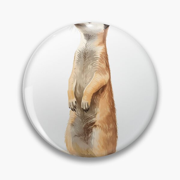 Item preview, Meerkat Watercolor Painting designed and sold by RawNaturePrints.