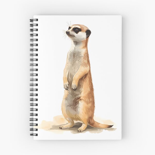 Item preview, Meerkat Watercolor Painting designed and sold by RawNaturePrints.