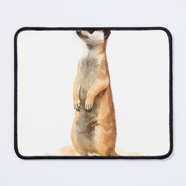 Item preview, Meerkat Watercolor Painting designed and sold by RawNaturePrints.
