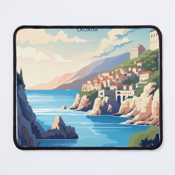 Item preview, Dubrovnik – Croatia Seaside Travel Art designed and sold by MarkedArtPrints.