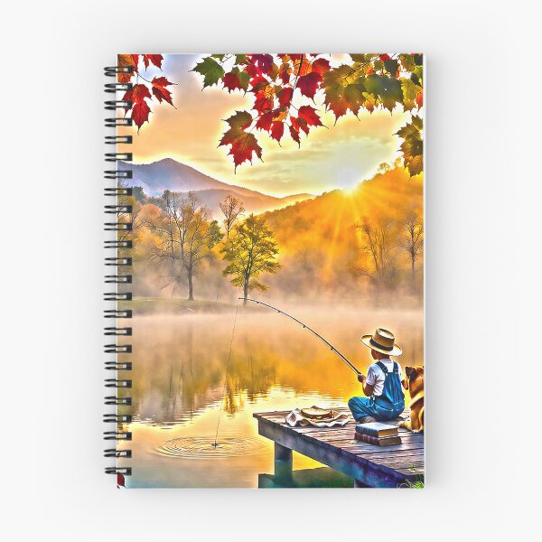 Item preview, "Morning Catch on the Misty Pond" designed and sold by SkyKing Ron.