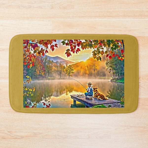 Item preview, "Morning Catch on the Misty Pond" designed and sold by SkyKing Ron.