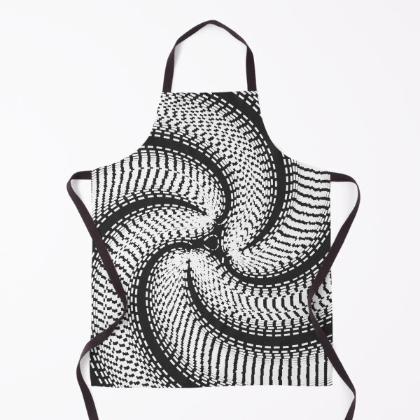 Item preview, Geometric Triple Vortex Brick LineArt (WhiteLineColor) designed and sold by molivi.