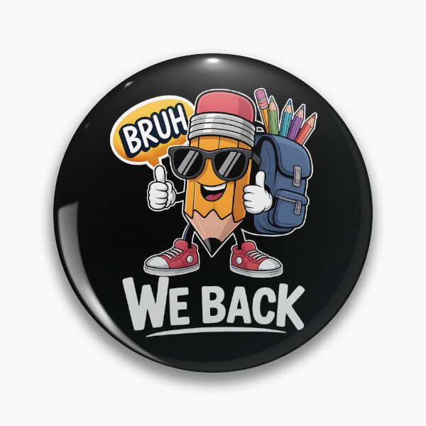 Item preview, Bruh We Back Cute Pencil Teacher Student Boys Back to School designed and sold by herbwaters.