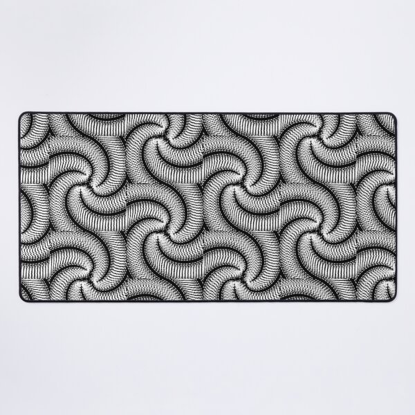Item preview, Geometric Triple Vortex Brick LineArt (WhiteLineColor) designed and sold by molivi.