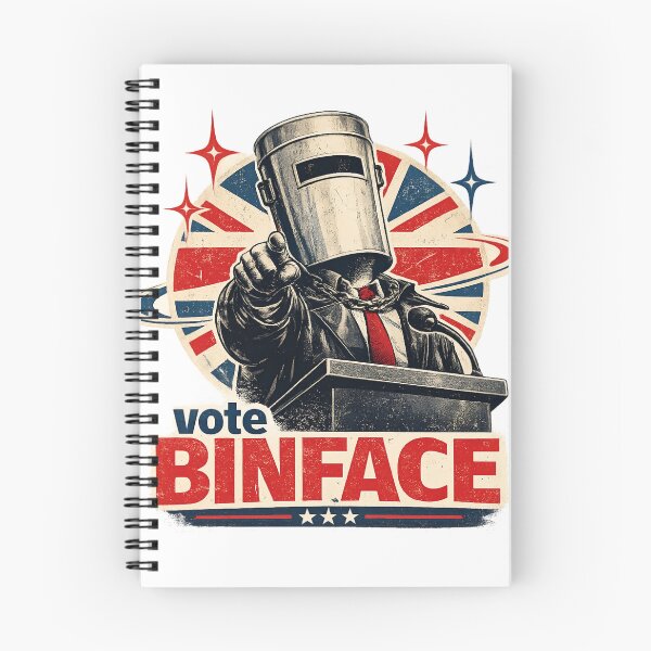 Item preview, Vote Binface 2026 Funny UK Political Satire Sticker | Retro British Election Poster | Vintage Campaign Design designed and sold by Bhaskar Digital Art.