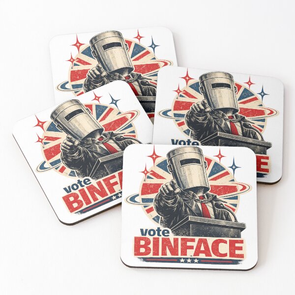 Item preview, Vote Binface 2026 Funny UK Political Satire Sticker | Retro British Election Poster | Vintage Campaign Design designed and sold by Bhaskar Digital Art.