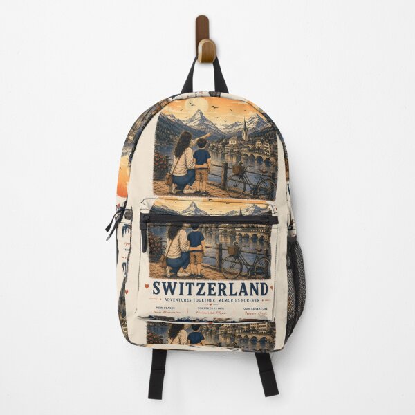 Item preview, Switzerland Mother Son Duo Adventures Together Memories Forever designed and sold by BagFactoryUK.