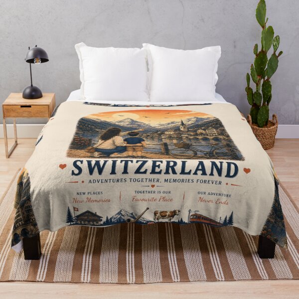 Item preview, Switzerland Mother Son Duo Adventures Together Memories Forever designed and sold by BagFactoryUK.