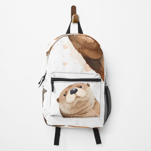 Item preview, Sea Otter Watercolor Painting designed and sold by RawNaturePrints.