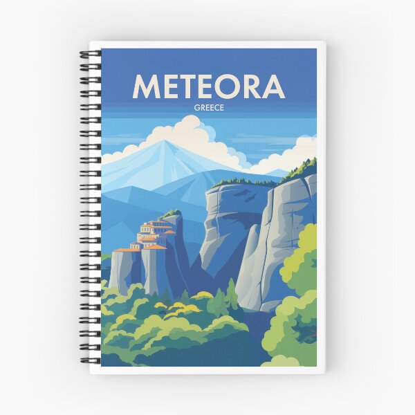 Item preview, Meteora – Greece Monastery Travel Art designed and sold by MarkedArtPrints.