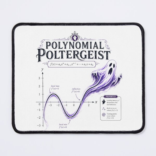 Item preview, Polynomial Poltergeist designed and sold by Alpacatata.