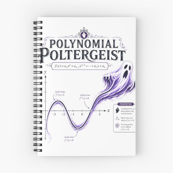 Item preview, Polynomial Poltergeist designed and sold by Alpacatata.