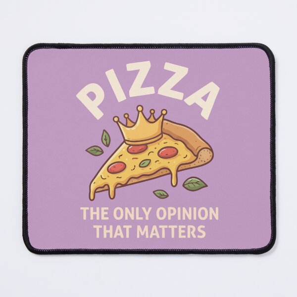 Item preview, Pizza The Only Opinion That Matters Funny Food Crown designed and sold by Amir Faysal.