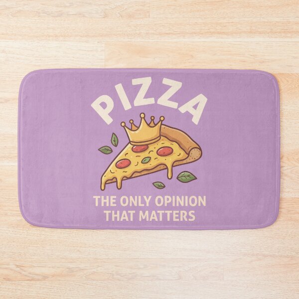 Item preview, Pizza The Only Opinion That Matters Funny Food Crown designed and sold by Amir Faysal.