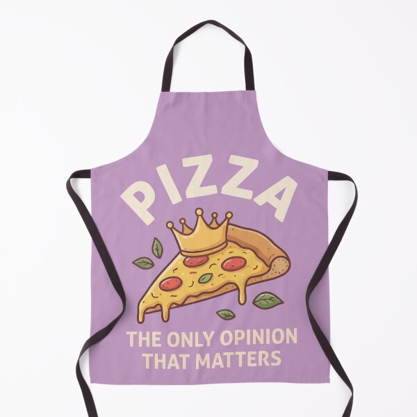 Item preview, Pizza The Only Opinion That Matters Funny Food Crown designed and sold by Amir Faysal.