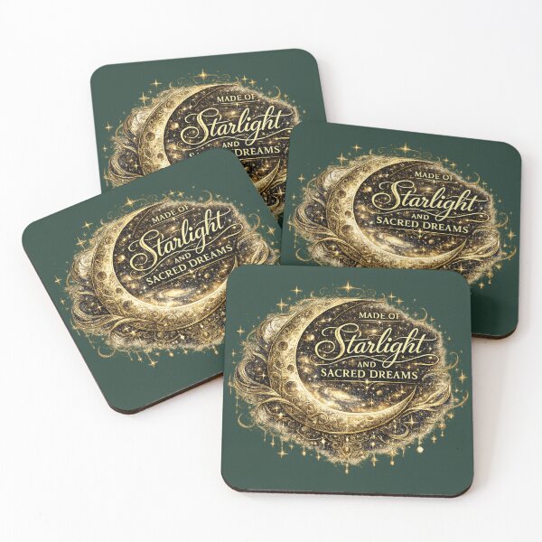 Item preview, Made of Starlight and Sacred Dreams | Celestial Moon Art designed and sold by 'VARI'.