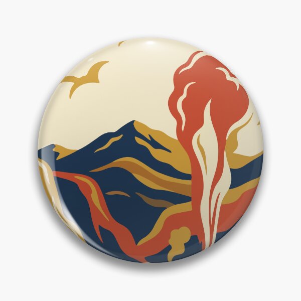Item preview, Yellowstone National Park USA Travel Vintage designed and sold by RareDeerArt.