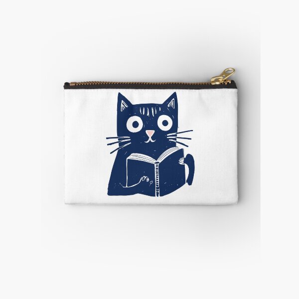 Item preview, Black Cat Reading Book with Mouse Print designed and sold by daldadesign.