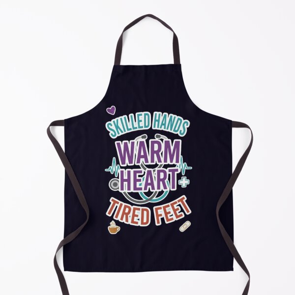 Item preview, Skilled Hands Warm Heart Tired Feet Funny Nurse Healthcare Worker Gift Tshirt designed and sold by HopeAndHustle.