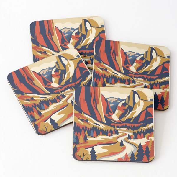 Item preview, Yosemite National Park USA Travel Vintage designed and sold by RareDeerArt.