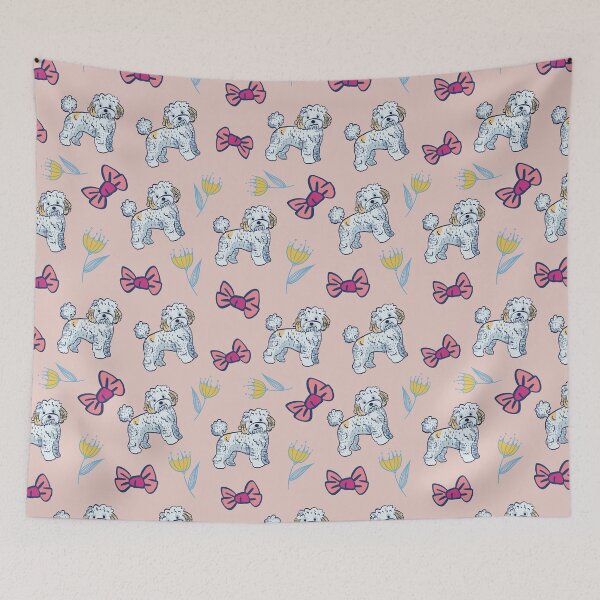 Item preview, Havanese Dog Pattern designed and sold by IvysCreativityHouse.