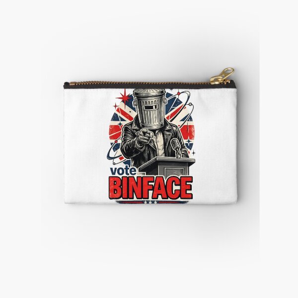 Item preview, Vote Binface Funny UK Political Satire Sticker | Retro British Election Poster | Vintage Campaign Meme Design designed and sold by Bhaskar Digital Art.