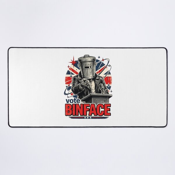 Item preview, Vote Binface Funny UK Political Satire Sticker | Retro British Election Poster | Vintage Campaign Meme Design designed and sold by Bhaskar Digital Art.