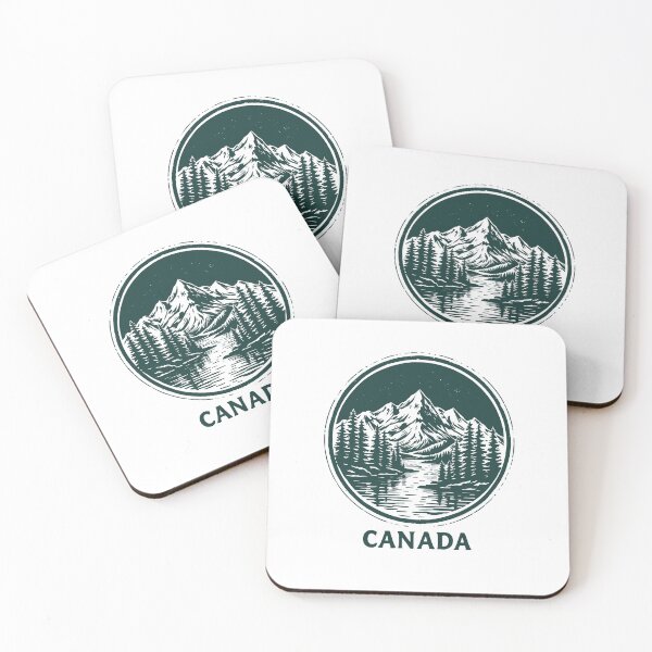 Item preview, Canada – Mountain Landscape Travel Art designed and sold by MarkedArtPrints.
