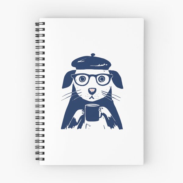 Item preview, Animal in Beret Drinking Coffee Print designed and sold by daldadesign.