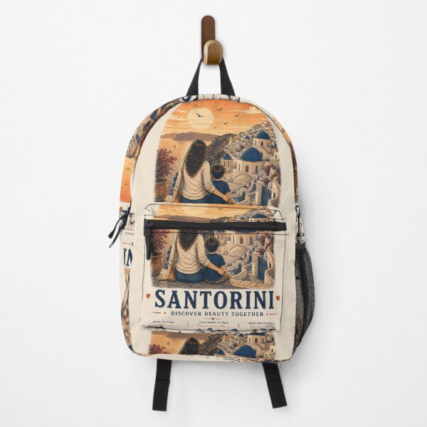 Item preview, Santorini Mother Son Duo Discover Beauty Together designed and sold by BagFactoryUK.