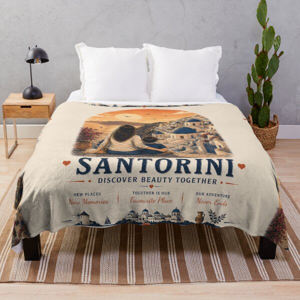 Item preview, Santorini Mother Son Duo Discover Beauty Together designed and sold by BagFactoryUK.