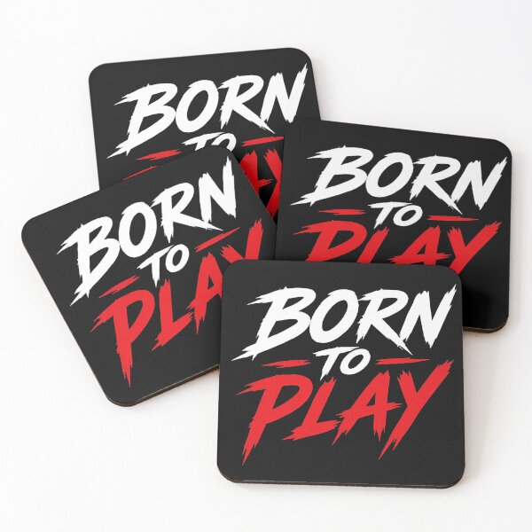 Item preview, Born To Play Bold Gamer Typography designed and sold by Pixelarry.