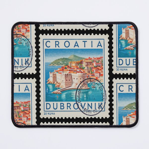 Item preview, Dubrovnik Croatia Old Town Adriatic Postage Stamp Sticker designed and sold by stickercuffs.
