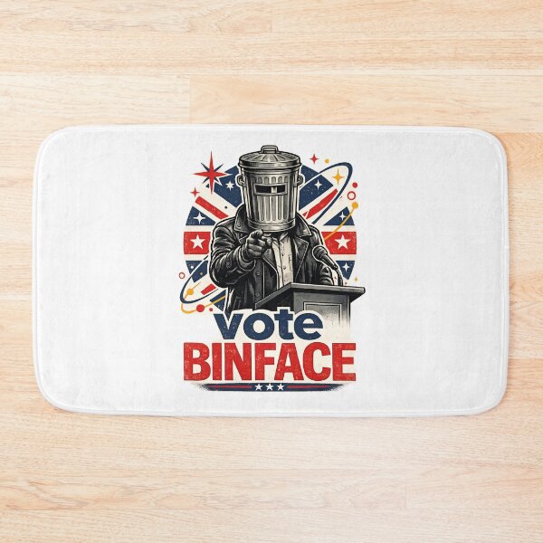 Item preview, Vote Binface 2026 Funny Political Satire Sticker | Retro UK Election Poster | British Meme Vintage Design designed and sold by Bhaskar Digital Art.