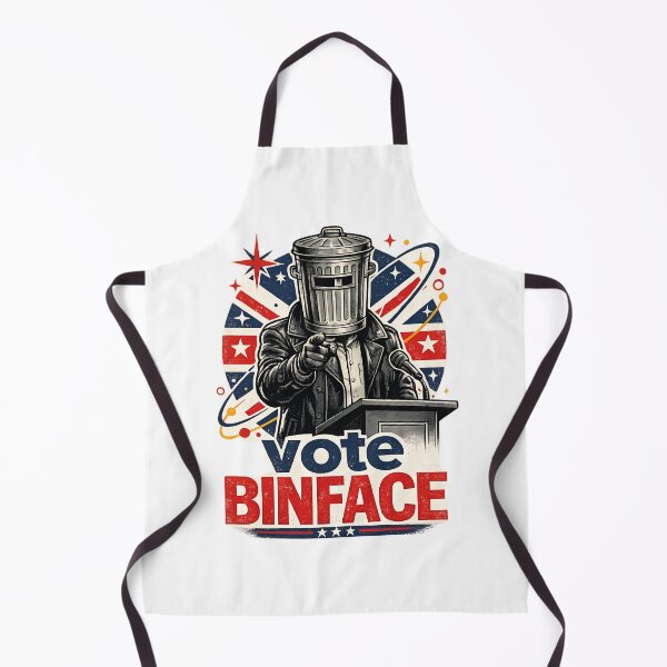 Item preview, Vote Binface 2026 Funny Political Satire Sticker | Retro UK Election Poster | British Meme Vintage Design designed and sold by Bhaskar Digital Art.