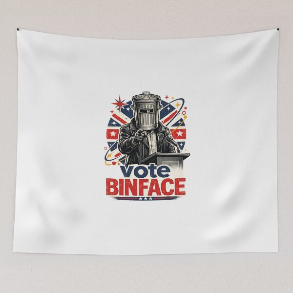 Item preview, Vote Binface 2026 Funny Political Satire Sticker | Retro UK Election Poster | British Meme Vintage Design designed and sold by Bhaskar Digital Art.