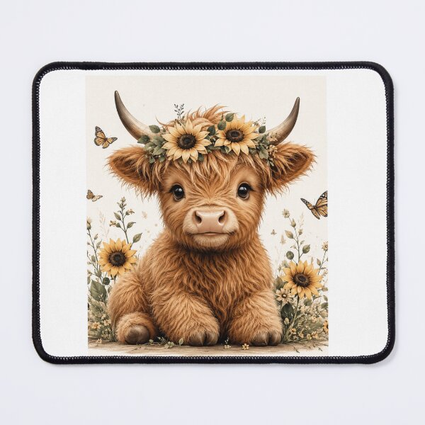 Item preview, Ilustración de una linda vaca de granja designed and sold by mariolasworld.