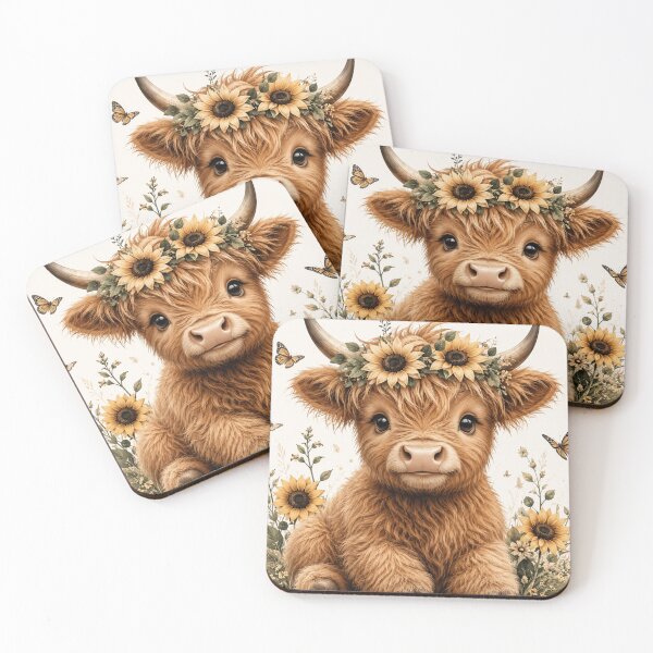 Item preview, Cute Cow Farm Animal Illustration designed and sold by mariolasworld.